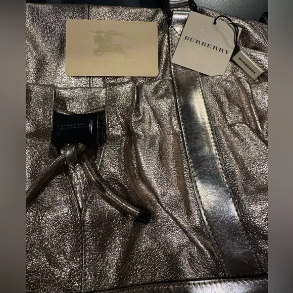 Burberry Metallic Goldstone Leather calfskin Satchel - Picture 14 of 16